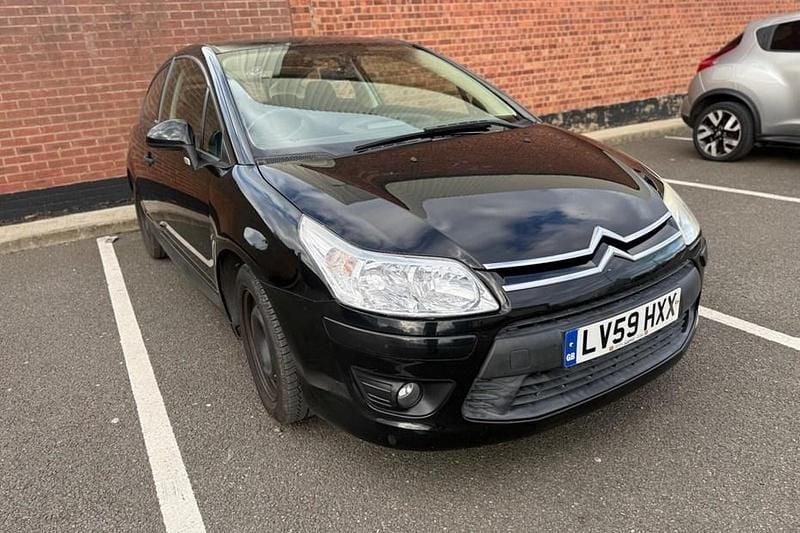 Black Used 2009 Citroën C4 VTR Sport Coupe | £1,400 (Fair price) - Image 1/1