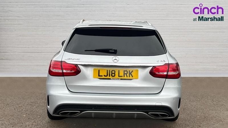 Used Mercedes C43 AMG Premium Plus 367 HP (269 kW) 2018 Silver Estate