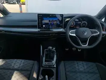 New VW Golf VIII Black Edition 150 HP (110 kW) 2026 White Hatchback