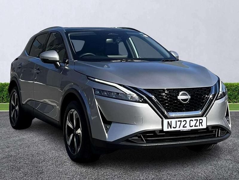 Silver Used 2022 Nissan Qashqai N-Connecta SUV | £20,398 (Fair price) - Image 1/4