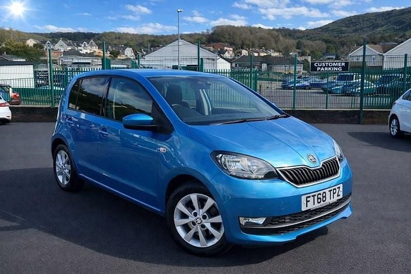 Used Skoda Citigo Colour Edition 60 HP (44 kW) 2019 Blue Hatchback