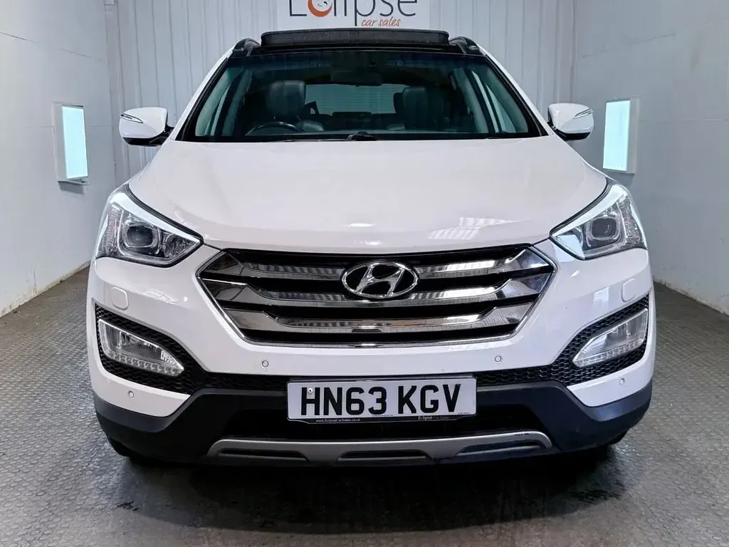 Used Hyundai Santa Fe Premium SE 194 HP (142 kW) 2013 White SUV