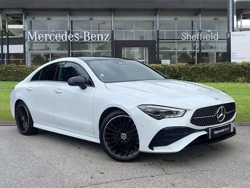 White Used 2023 Mercedes CLA200 AMG Line Premium Plus Coupe | £30,485 (Fair price) - Image 1/4