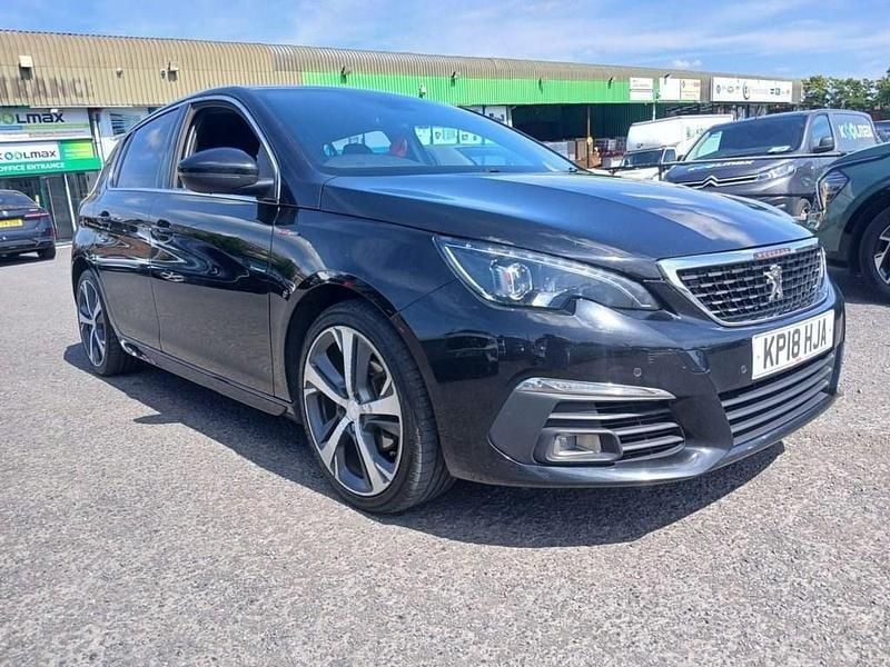 Black Used 2018 Peugeot 308 GT-line Hatchback | £5,995 (Fair price) - Image 1/4