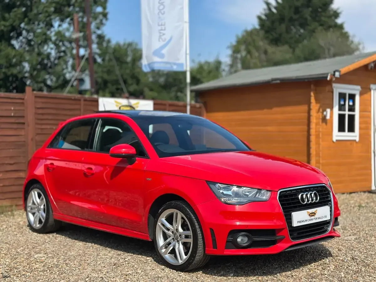 Used Audi A1 Sportback S-Line 122 HP (89 kW) 2014 Red Hatchback