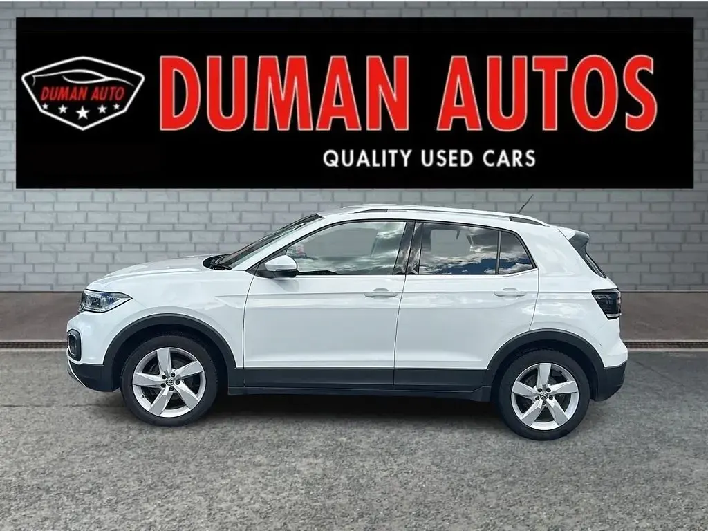 Used VW T-Cross SEL 95 HP (69 kW) 2020 White SUV