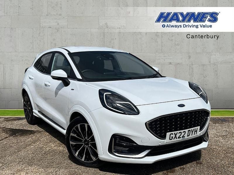 White Used 2022 Ford Puma Gen-E ST-Line Hatchback | £19,295 (Fair price) - Image 1/4