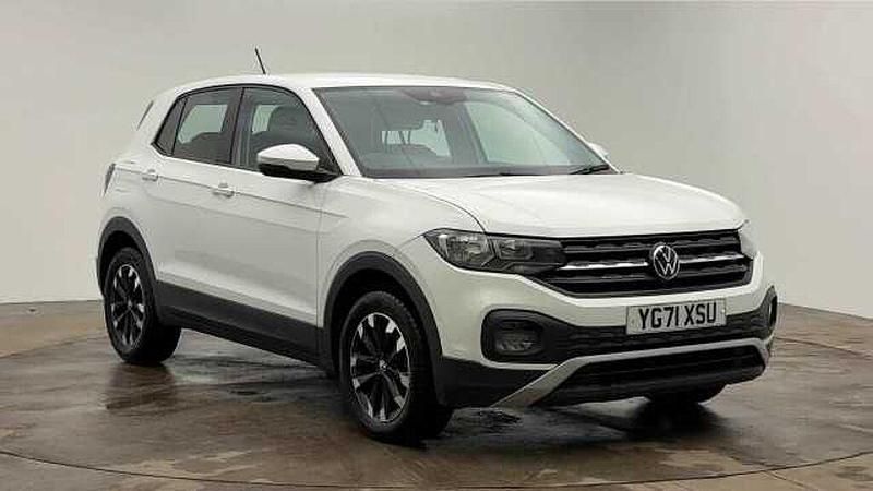 White Used 2021 VW T-Cross S SUV | £14,195 (Fair price) - Image 1/4