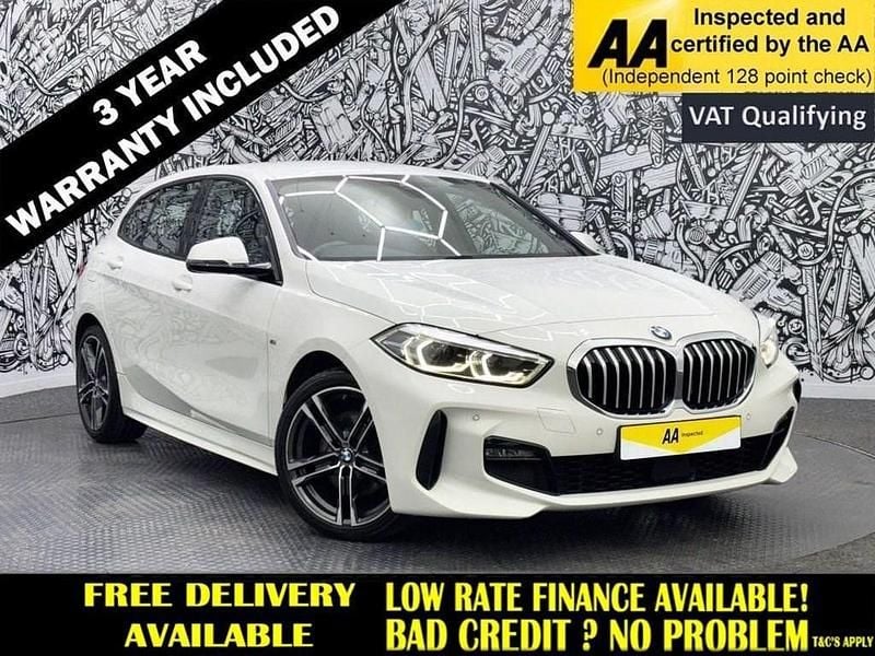 White Used 2021 BMW 118 M Sport Hatchback | £18,195 (Fair price) - Image 1/2