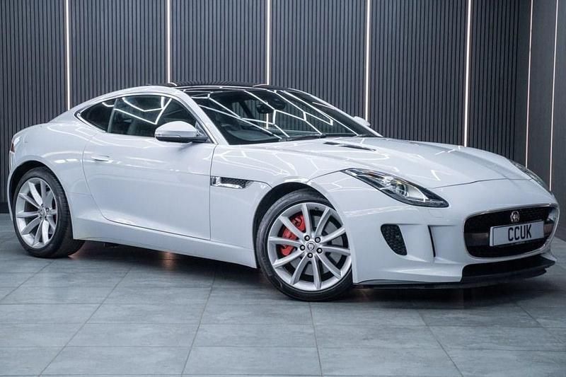 White Used 2015 Jaguar F-Type S Coupe | £20,990 (Fair price) - Image 1/4