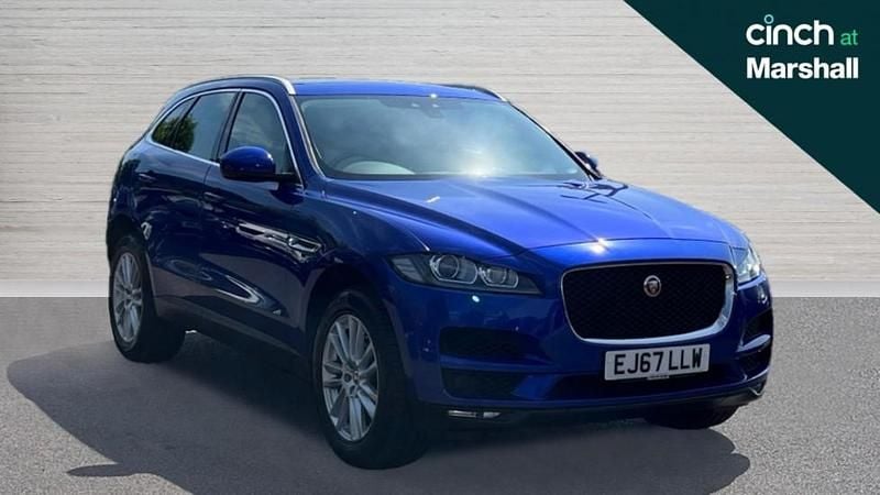 Blue Used 2017 Jaguar F-Pace Portfolio SUV | £18,518 (Good price) - Image 1/4
