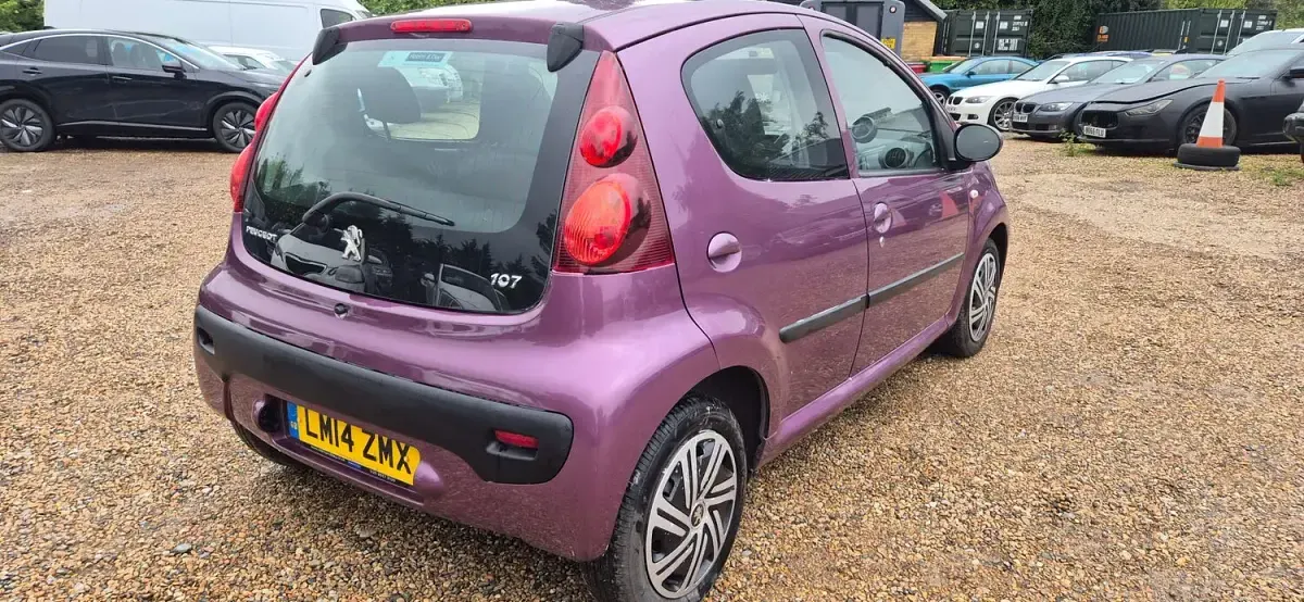 Used Peugeot 107 Active 2014 Mauve/purple Hatchback