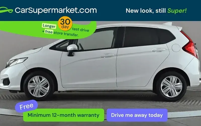Begagnad Honda Jazz S 102 HK (75 kW) 2019 Vit Halvkombi