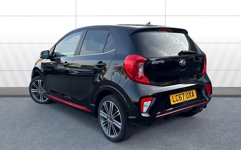 Used Kia Picanto GT-Line 67 HP (49 kW) 2018 Black Hatchback