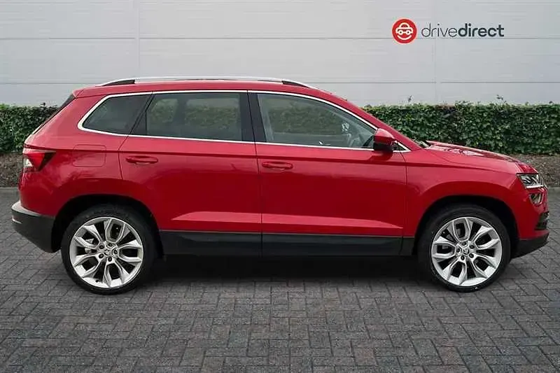 Used Skoda Karoq 150 HP (110 kW) 2019 Red SUV