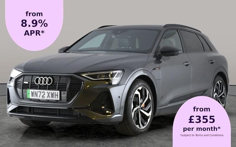 Grey Used 2022 Audi e-tron Black Edition SUV | £23,852 (Fair price) - Image 1/2