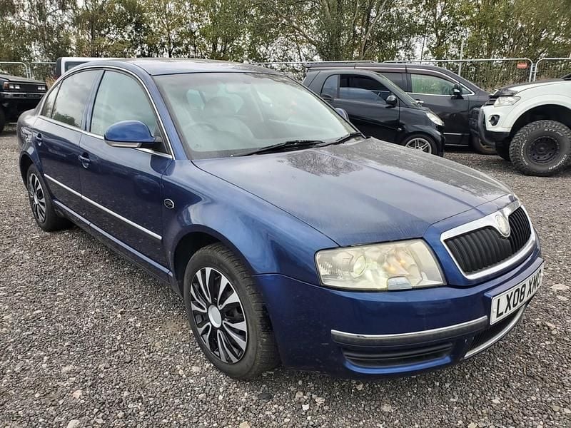 Blue Used 2008 Skoda Superb LAURIN & KLEMENT Sedan | £2,500 (Fair price) - Image 1/4