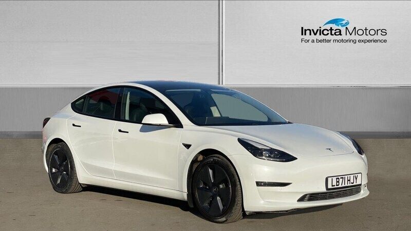 White Used 2021 Tesla Model 3 Long Range Sedan | £21,000 (Fair price) - Image 1/4