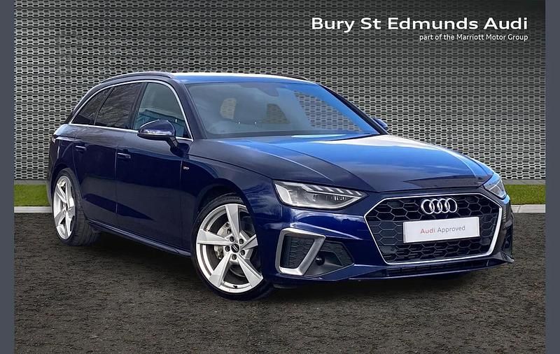 Used Audi A4 S-Line 200 HP (147 kW) 2024 Blue Estate