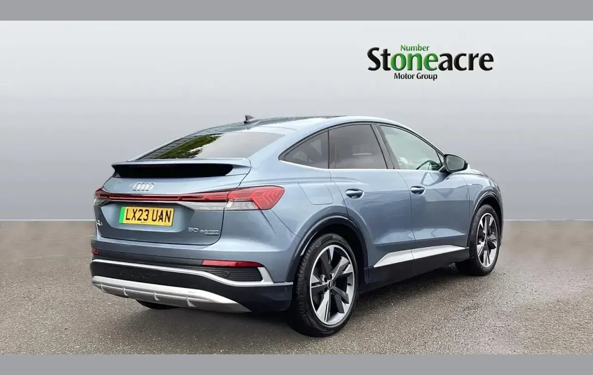 Used Audi Q4 e-tron S-Line 219 kW (299 HP) 2023 Blue SUV