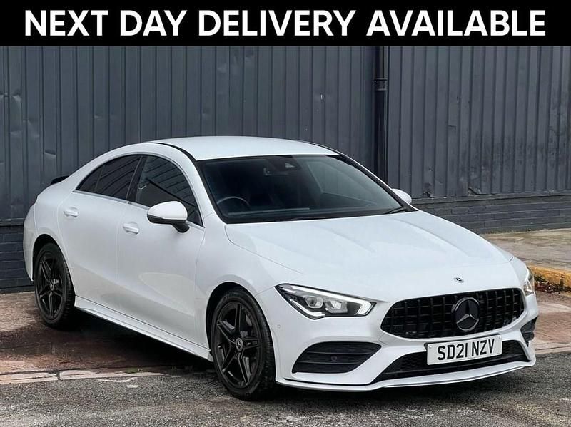 White Used 2021 Mercedes CLA200 AMG line Coupe | £18,000 (Good price) - Image 1/3