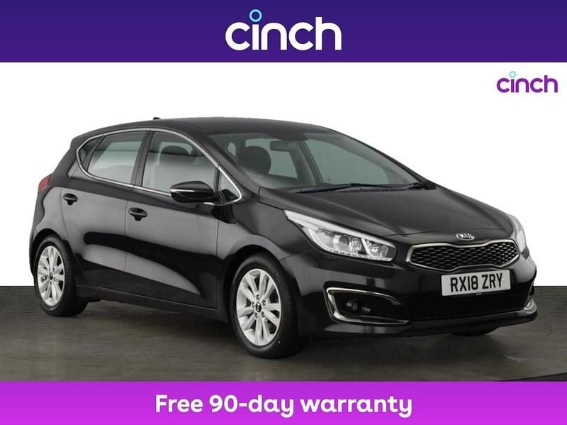 Black Used 2018 Kia Ceed Hatchback | £8,799 (Good price) - Image 1/3