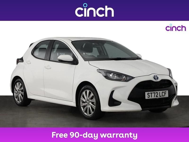 White Used 2022 Toyota Yaris Hybrid Hatchback | £16,249 (Good price) - Image 1/3