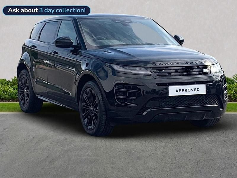 Black Used 2025 Land Rover Range Rover evoque HSE Dynamic Estate | £44,149 - Image 1/4