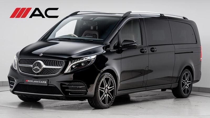 Used Mercedes V300 AMG line 2023 Black MPV