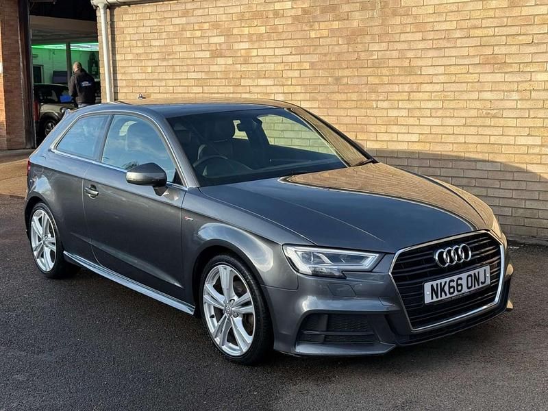 Used Audi A3 S-Line 110 HP (80 kW) 2016 Grey Hatchback