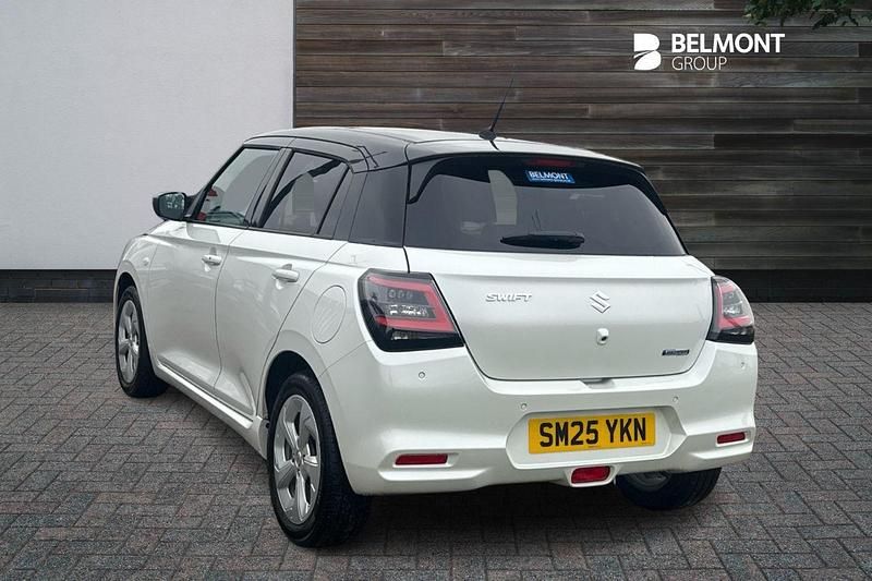 New Suzuki Swift 2025 White Hatchback