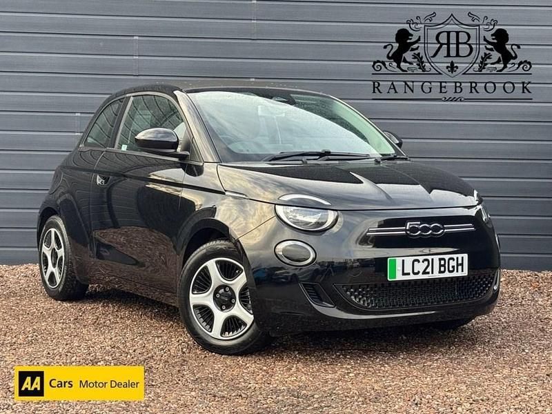 Used Fiat 500e Passion 86 kW (118 HP) 2021 Black Cabriolet