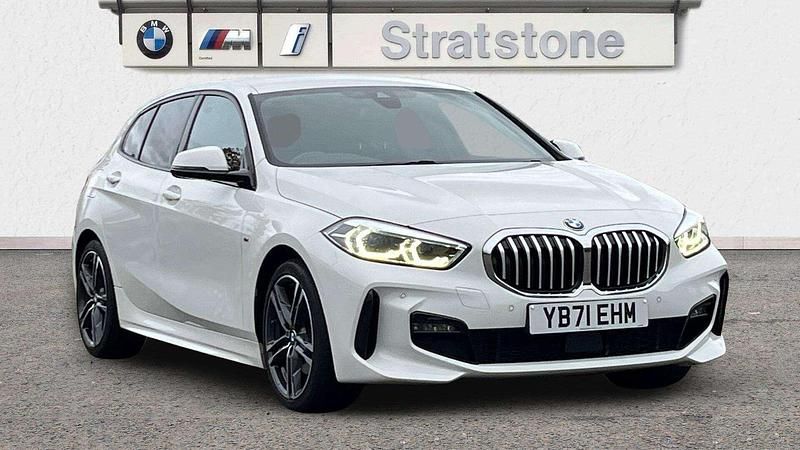 White Used 2021 BMW 118 M Sport Hatchback | £19,495 (Fair price) - Image 1/3