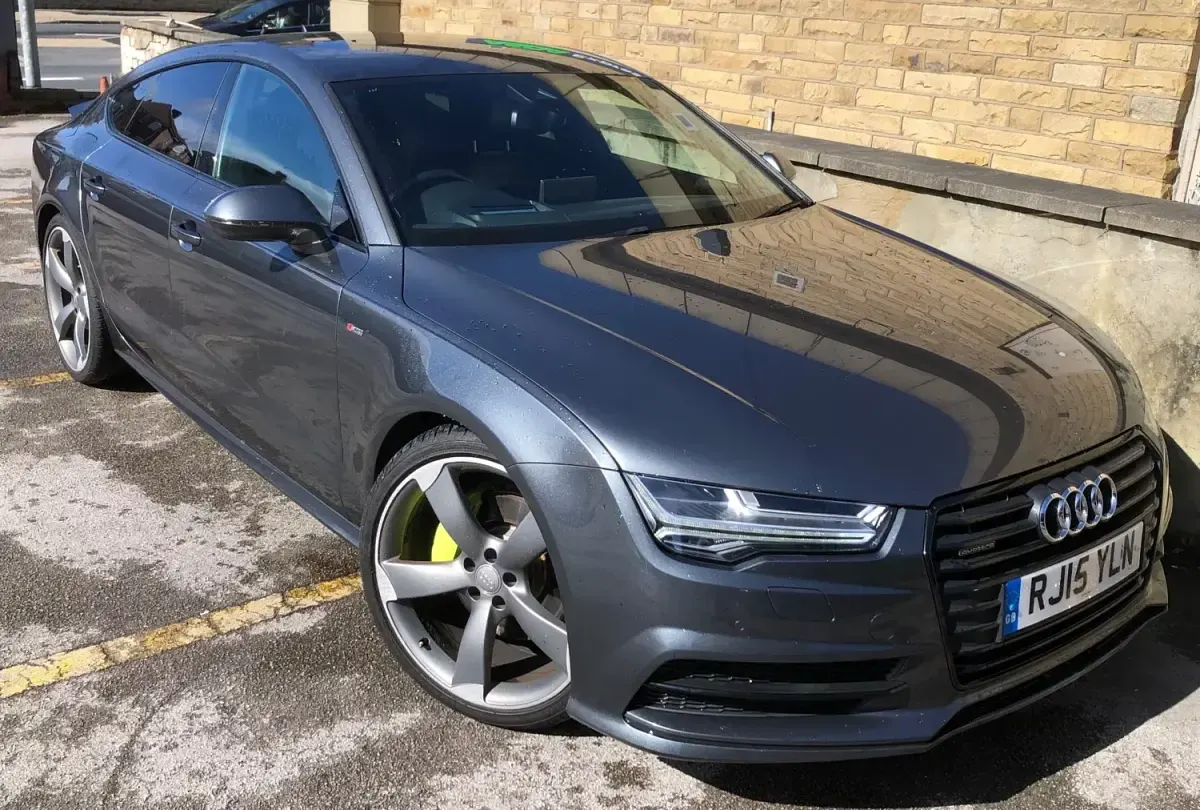 Begagnad Audi A7 Black Edition 2015 Grå Halvkombi