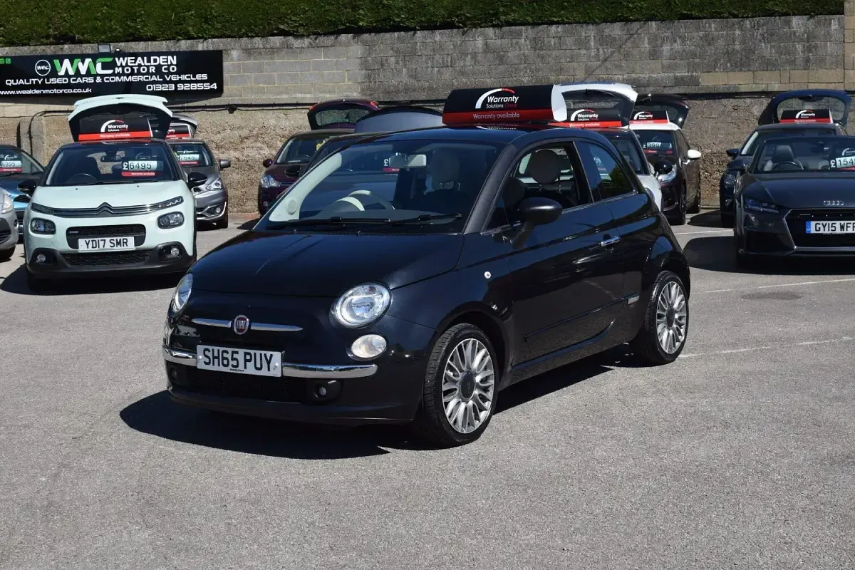Used Fiat 500 S 69 HP (50 kW) 2015 Black Hatchback