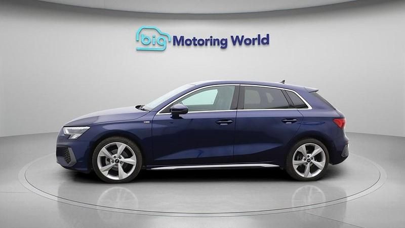 Used Audi A3 Sportback S-Line 150 HP (110 kW) 2023 Blue Hatchback