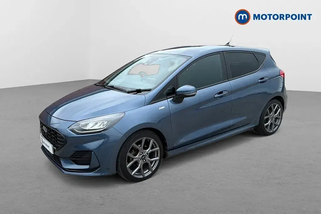 Used Ford Fiesta ST-Line 125 HP (91 kW) 2022 Blue Hatchback