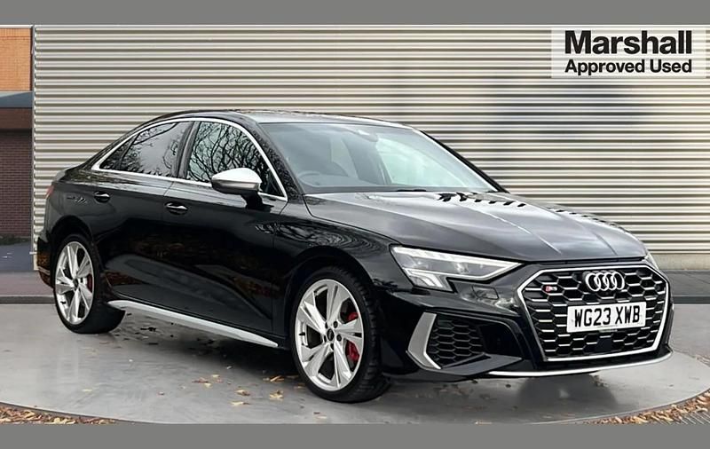 Black Used 2023 Audi S3 Comfort Sedan | £31,150 (Good price) - Image 1/4