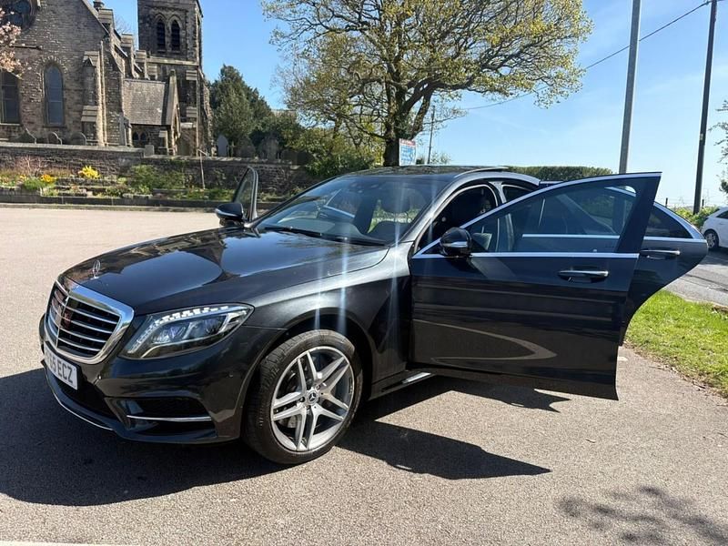 Used Mercedes S350 AMG line 2015 Black Sedan