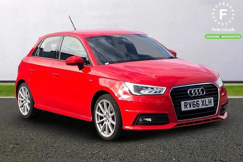 Red Used 2016 Audi A1 Sportback S-Line Hatchback | £12,699 (Fair price) - Image 1/3