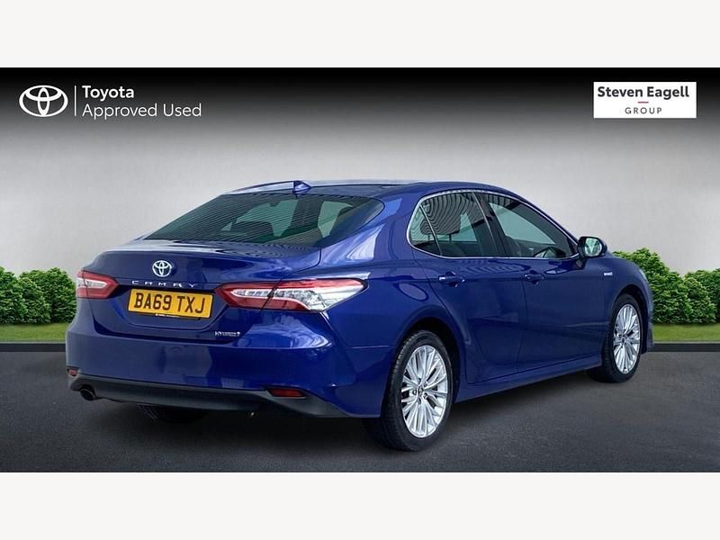 Used Toyota Camry 2019 Blue Sedan