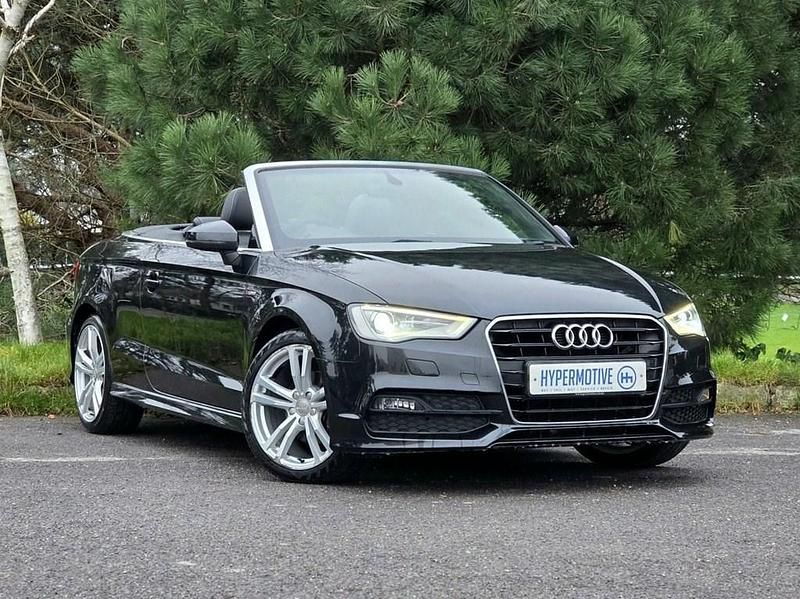 Black Used 2016 Audi A3 Cabriolet S-Line Cabriolet | £11,995 (Fair price) - Image 1/4