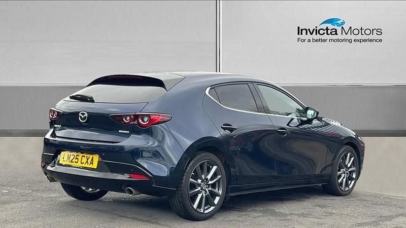 Used Mazda 3 Exclusive-Line 138 HP (101 kW) 2025 Blue Hatchback