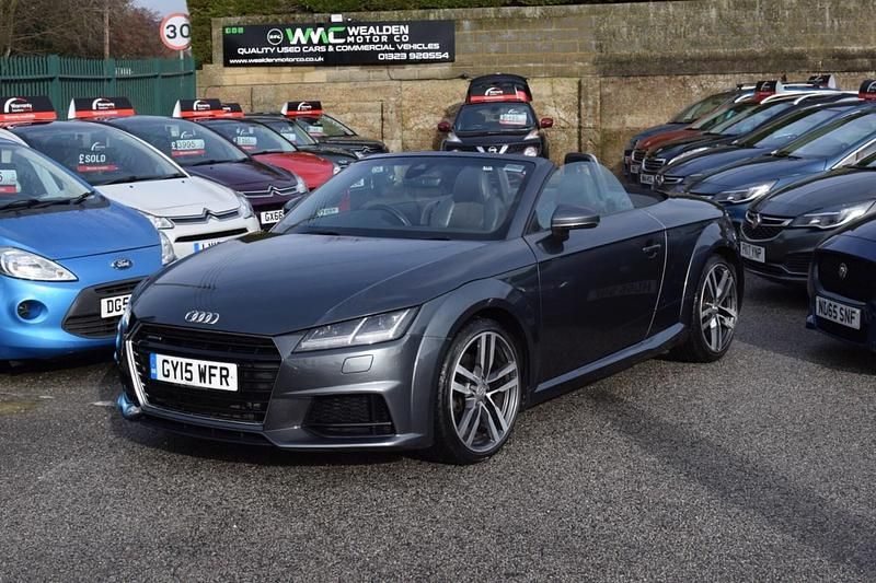 Used Audi TT Roadster S-Line 230 HP (169 kW) 2015 Grey Cabriolet