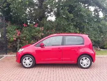 Used VW up! high up! 75 HP (55 kW) 2019 Red Hatchback