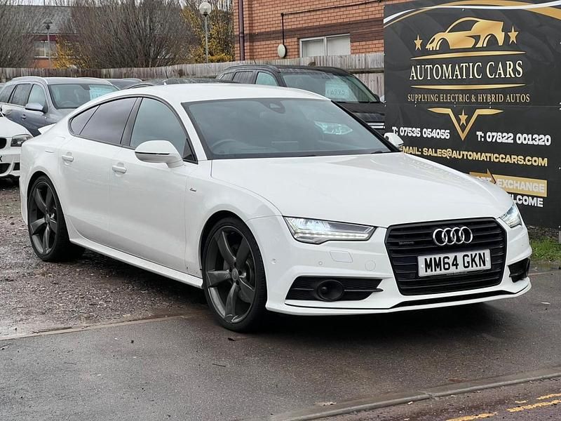 Used Audi A7 Black Edition 2014 White Hatchback