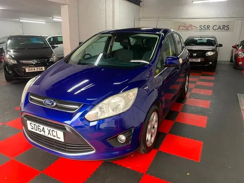 Used Ford C-MAX Zetec 115 HP (84 kW) 2014 Blue MPV