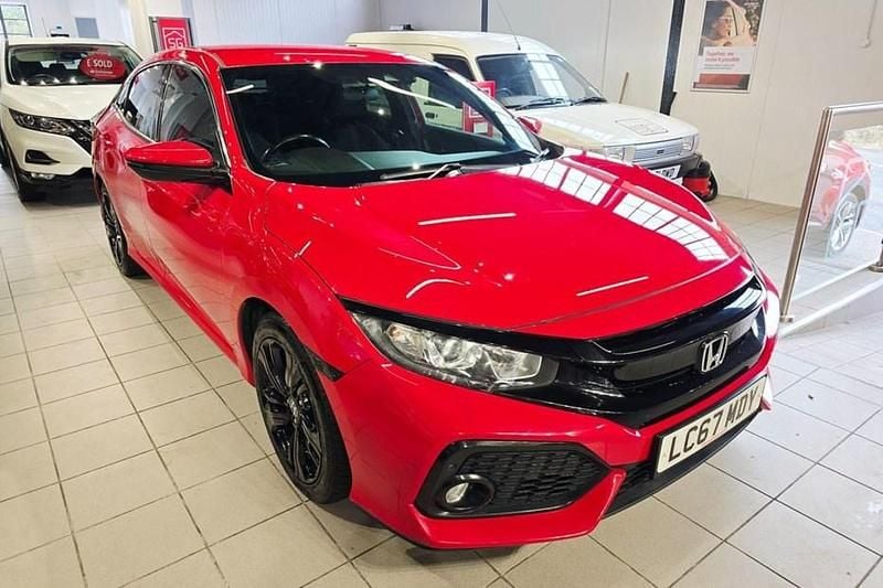 Red Used 2017 Honda Civic SR Hatchback | £9,190 (Fair price) - Image 1/1