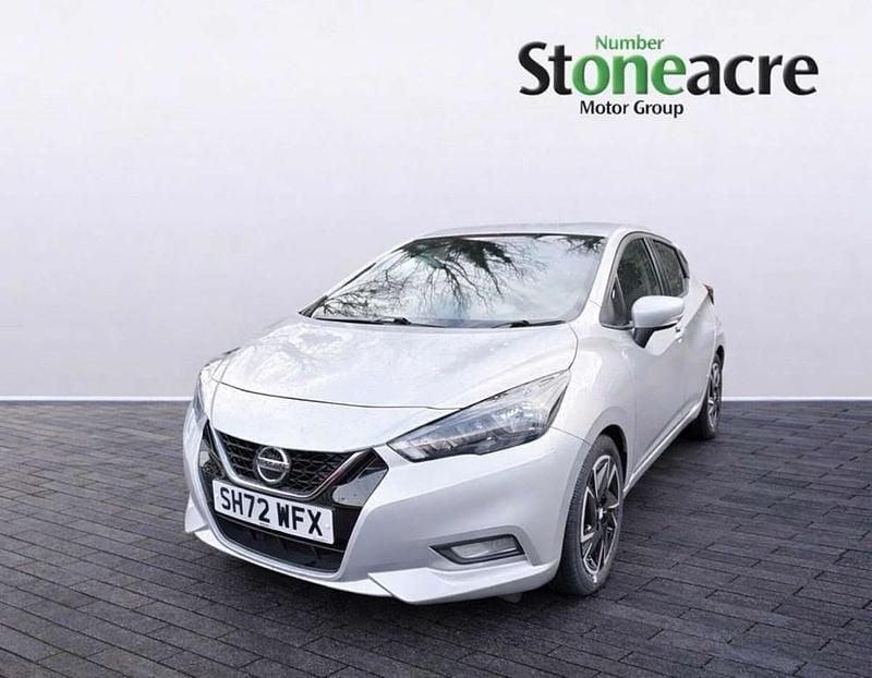 Used Nissan Micra Acenta 92 HP (67 kW) 2022 Silver Hatchback