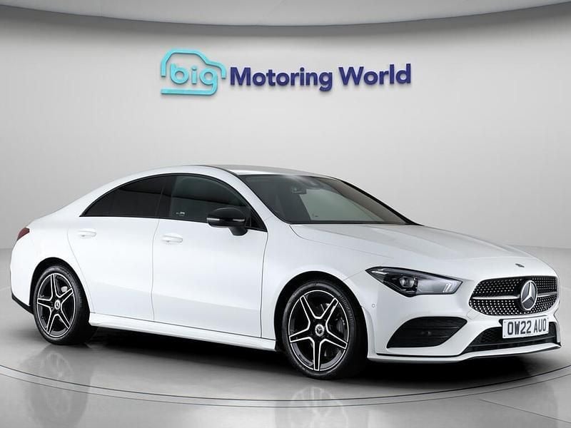 White Used 2022 Mercedes CLA200 Executive Coupe | £23,700 (Fair price) - Image 1/4